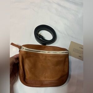 Brown Leather Crossbody Bag